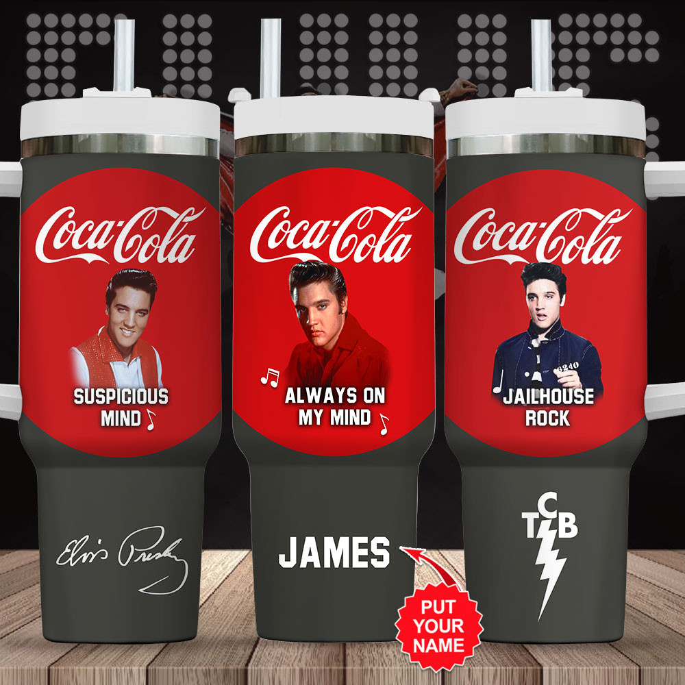 Elvis Presley Music Custom Stanley Cup 40 oz 30 oz Tumbler With HandleTVC2301335