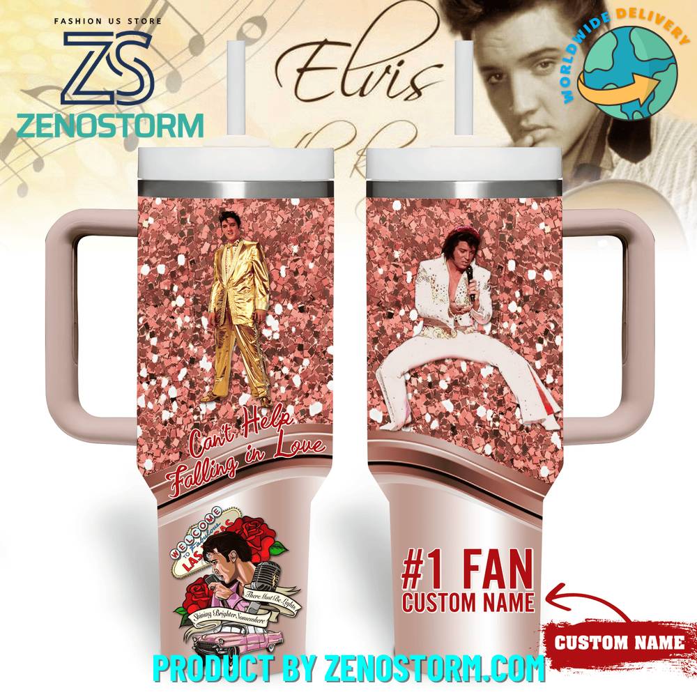 Elvis Presley Music Custom Stanley Cup 40 oz 30 oz Tumbler With HandleTVC2301417