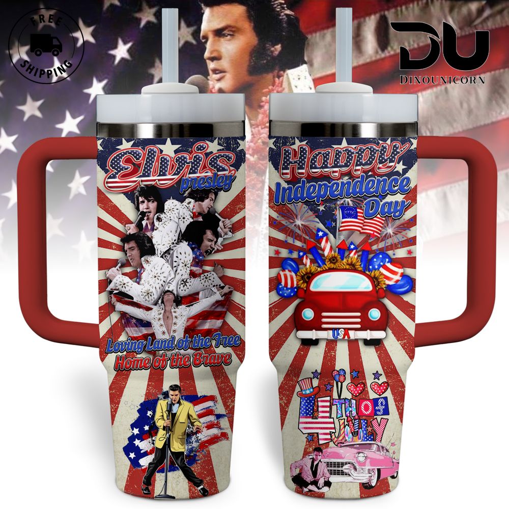 Elvis Presley Music Custom Stanley Cup 40 oz 30 oz Tumbler With HandleTVC2301710