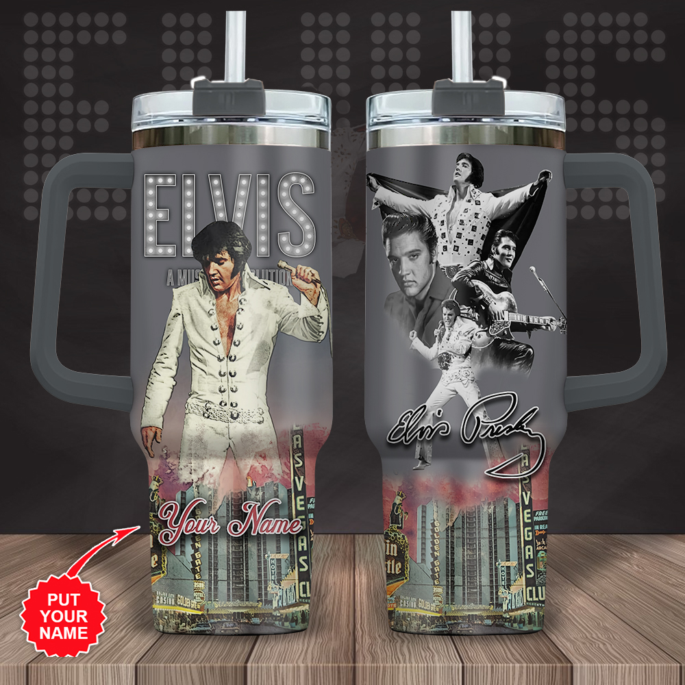 Elvis Presley Music Custom Stanley Cup 40 oz 30 oz Tumbler With HandleTVC2301713