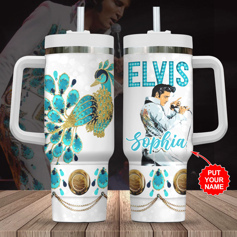 Elvis Presley Music Custom Stanley Cup 40 oz 30 oz Tumbler With HandleTVC2301715