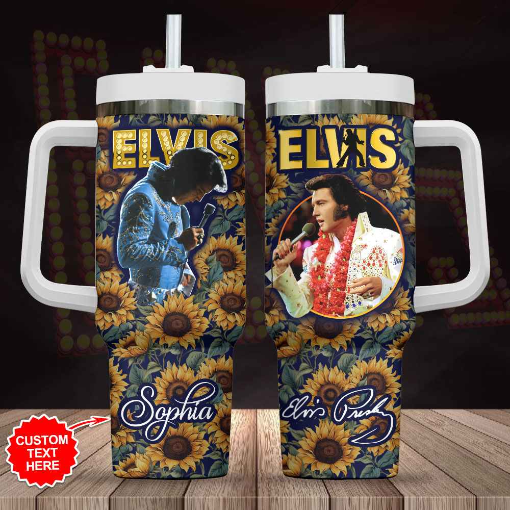 Elvis Presley Music Custom Stanley Cup 40 oz 30 oz Tumbler With HandleTVC2301715