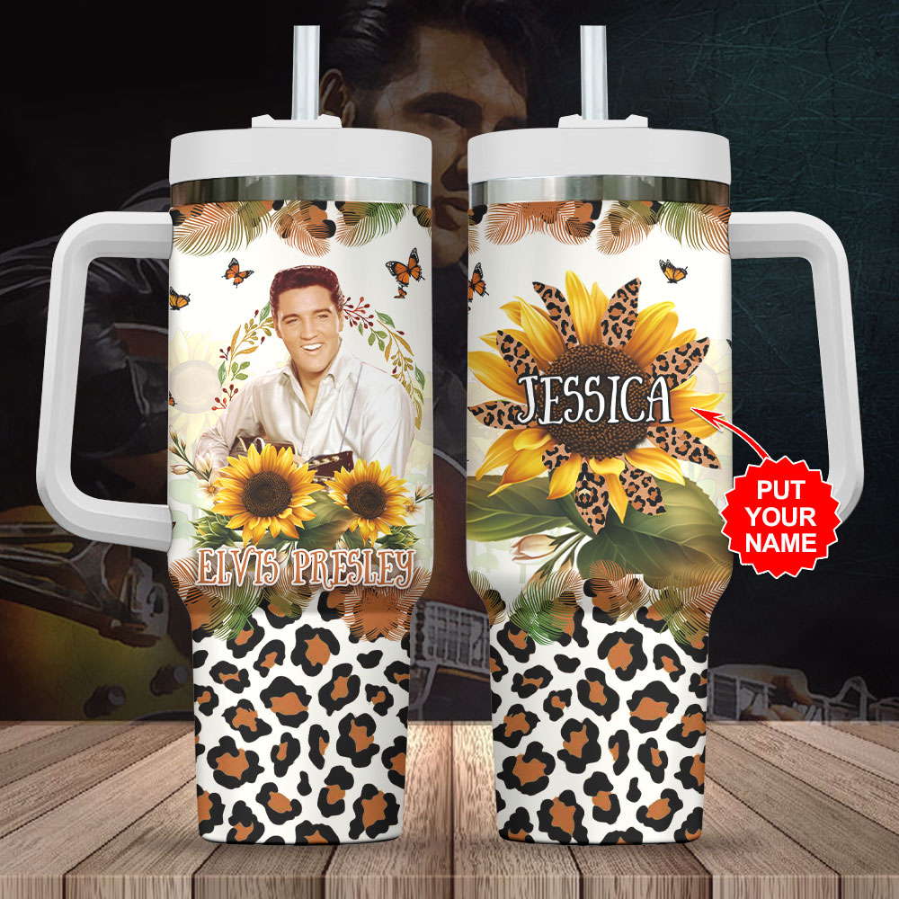 Elvis Presley Music Custom Stanley Cup 40 oz 30 oz Tumbler With HandleTVC2301715