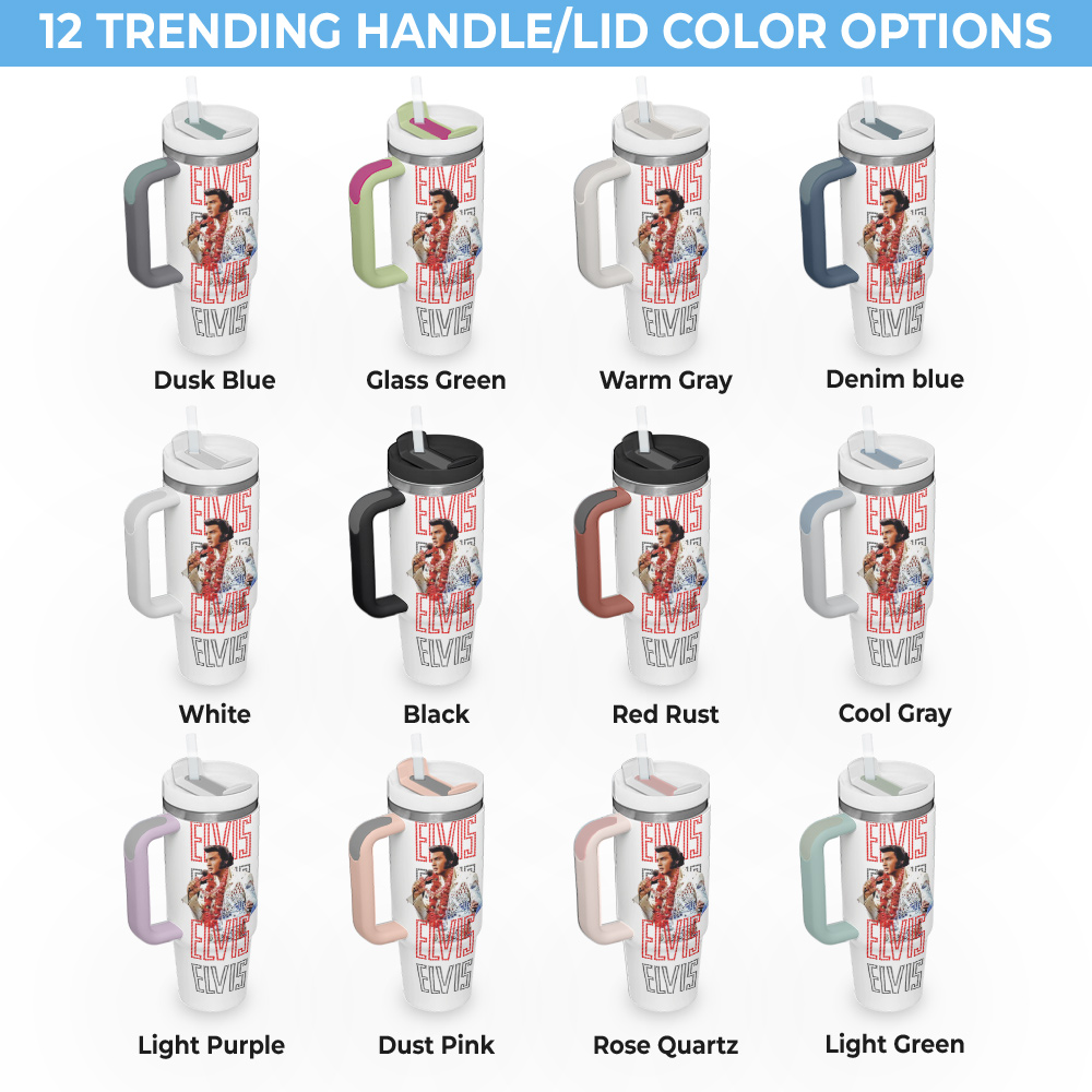 Elvis Presley Music Custom Stanley Cup 40 oz 30 oz Tumbler With HandleTVC2301716 - Image 3