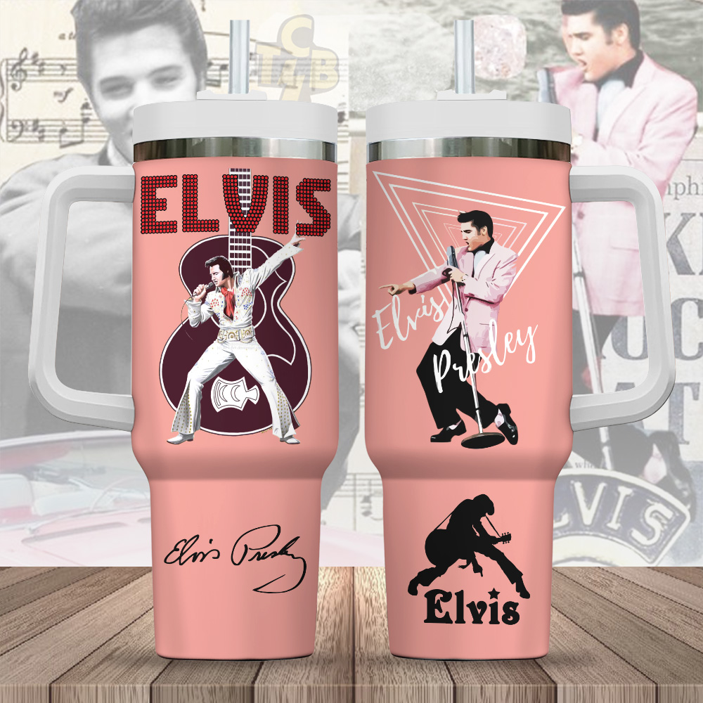 Elvis Presley Music Custom Stanley Cup 40 oz 30 oz Tumbler With HandleTVC2301717