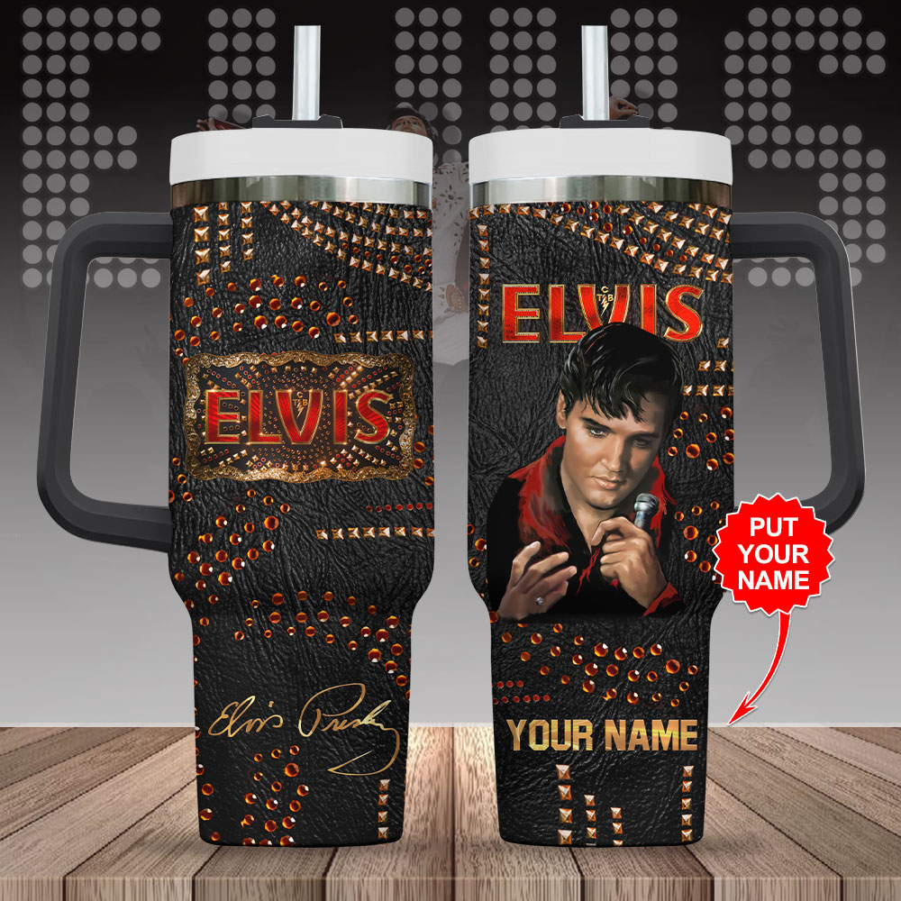Elvis Presley Music Custom Stanley Cup 40 oz 30 oz Tumbler With HandleTVC2301719