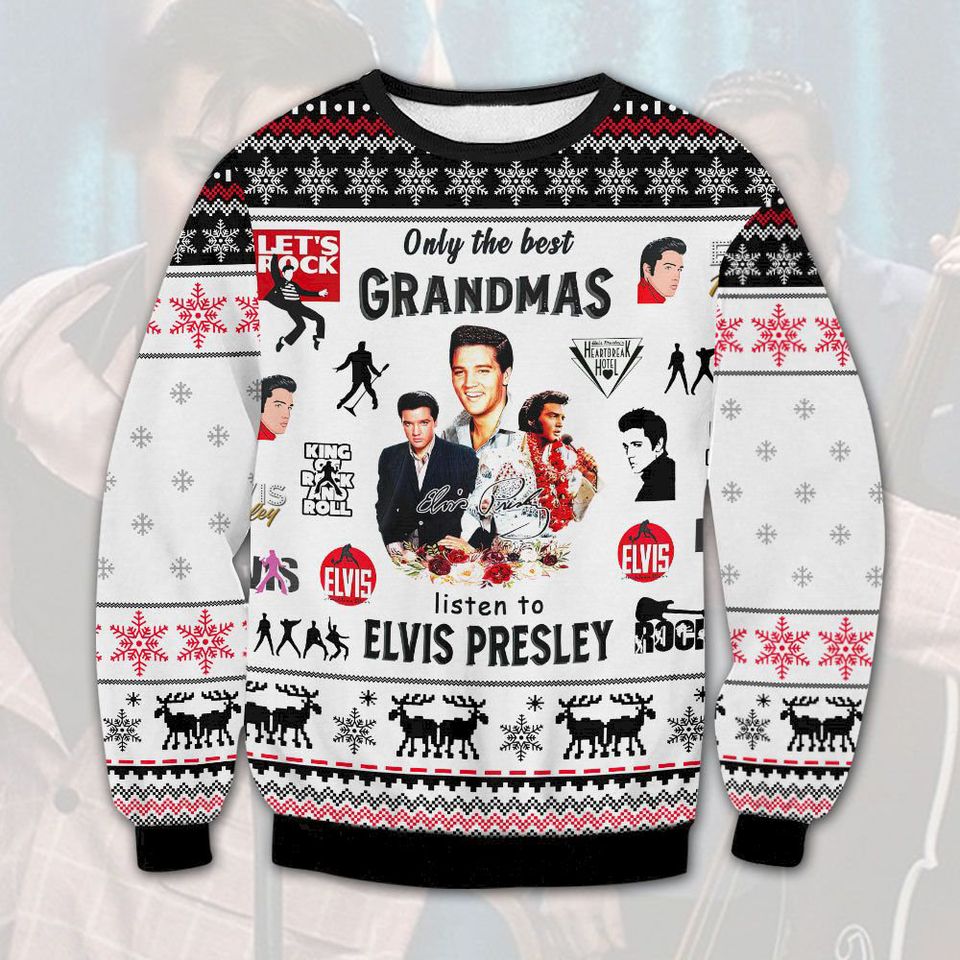 Elvis Presley Ugly Sweater, King Of Rock And Roll