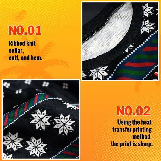 Elvis Presley Ugly Sweater, King Of Rock And Roll Shirt, Elvis Christmas Shirt - Image 5