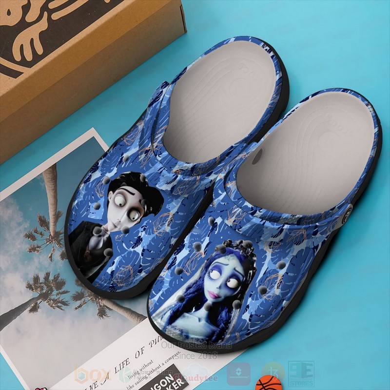 Emily and Victor Corpse Bride Movie Crocs Crocband Clogs Shoes Comfortable For Men Women and Kids