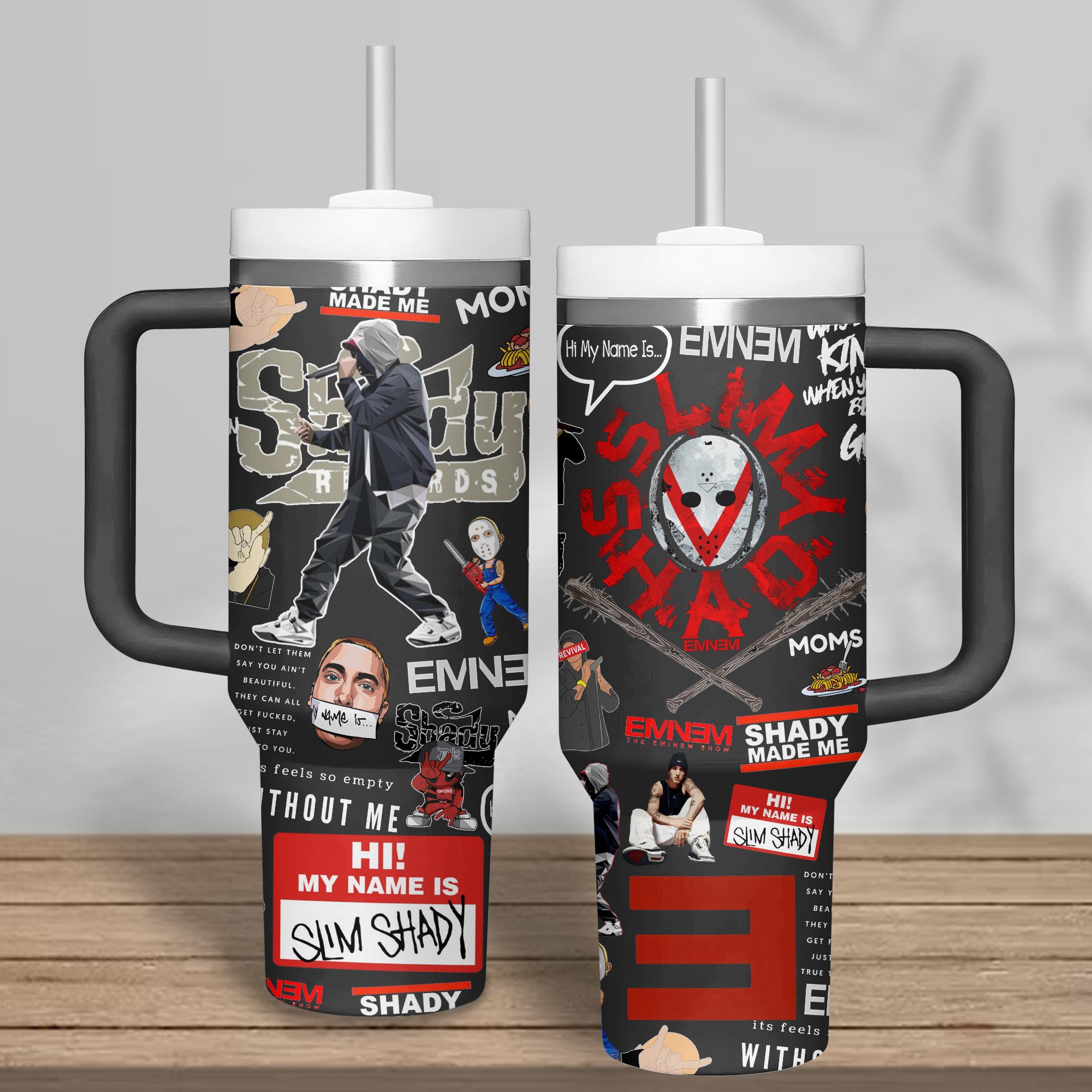 Eminem Music Custom Stanley Cup 40 oz 30 oz Tumbler With HandleTVC2301516