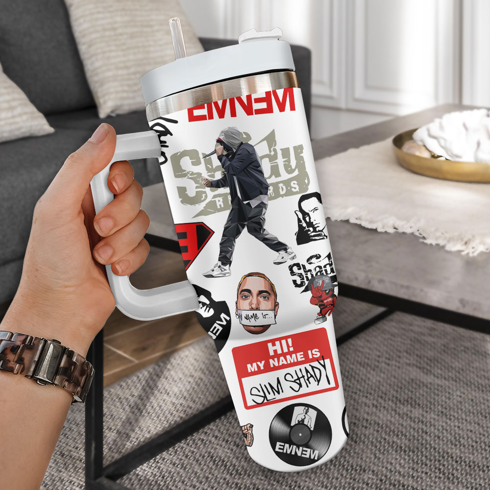 Eminem Music Custom Stanley Cup 40 oz 30 oz Tumbler With HandleTVC2301712 - Image 2