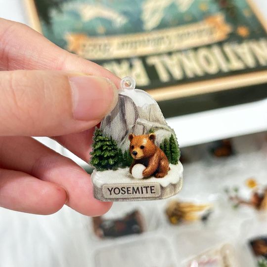 Emotional Support Advent Calendar 2025:Funny Acrylic Ornaments,24 Days Countdown Xmas Box,Capybara,Dragon,National Parks,Surprise Xmas Gifts - Image 28