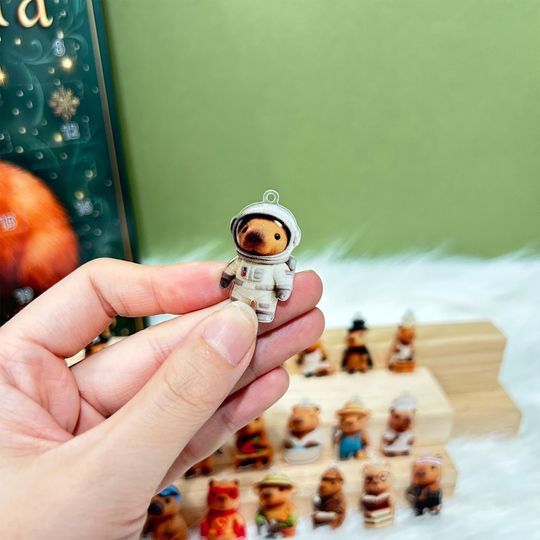 Emotional Support Advent Calendar 2025:Funny Acrylic Ornaments,24 Days Countdown Xmas Box,Capybara,Dragon,National Parks,Surprise Xmas Gifts - Image 35