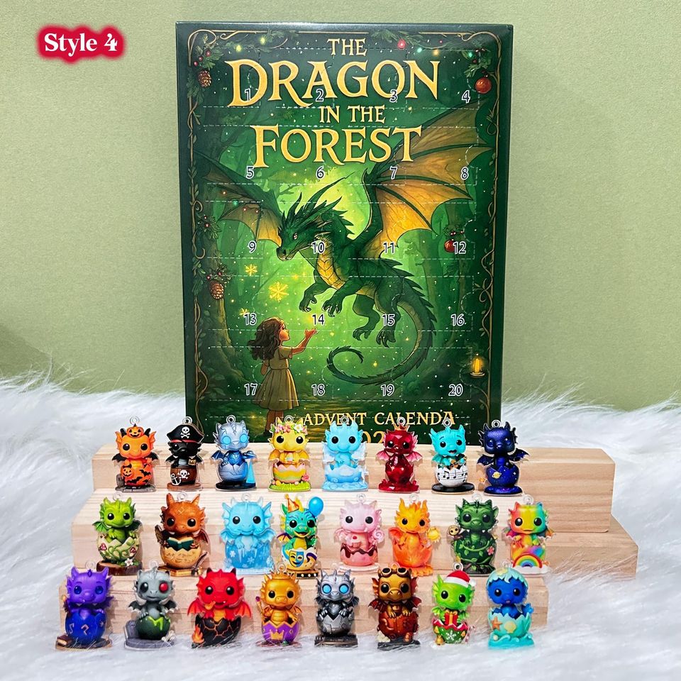 Emotional Support Advent Calendar 2025:Funny Acrylic Ornaments,24 Days Countdown Xmas Box,Capybara,Dragon,National Parks,Surprise Xmas Gifts - Image 7