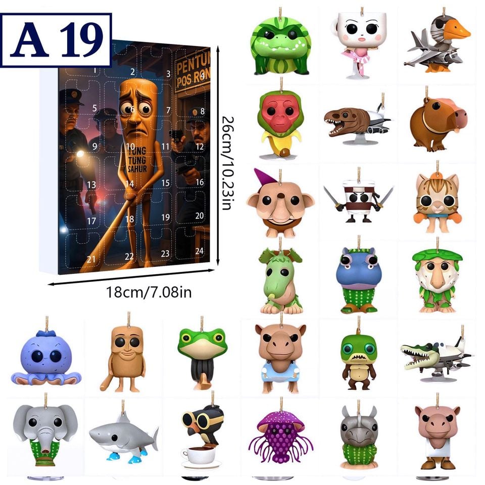 Emotional Support Advent Calendar, Whiskey, Capybara/National Parks Advent Calendar, Christmas Tree Ornaments - Image 20