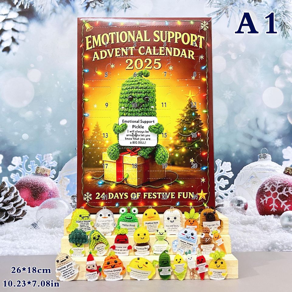 Emotional Support Advent Calendar, Whiskey, Capybara/National Parks Advent Calendar, Christmas Tree Ornaments - Image 3
