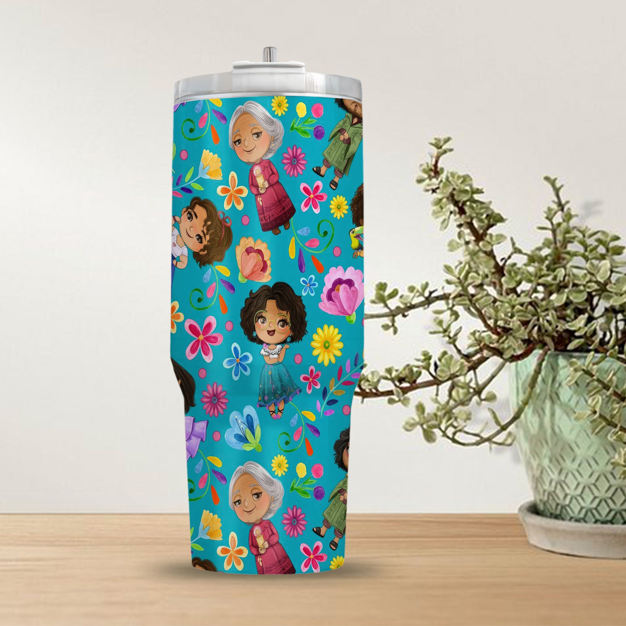 Encanto Family Chibi Disney Cartoon Custom Stanley Cup 40 oz 30 oz Tumbler With HandleTVC2301973 - Image 3