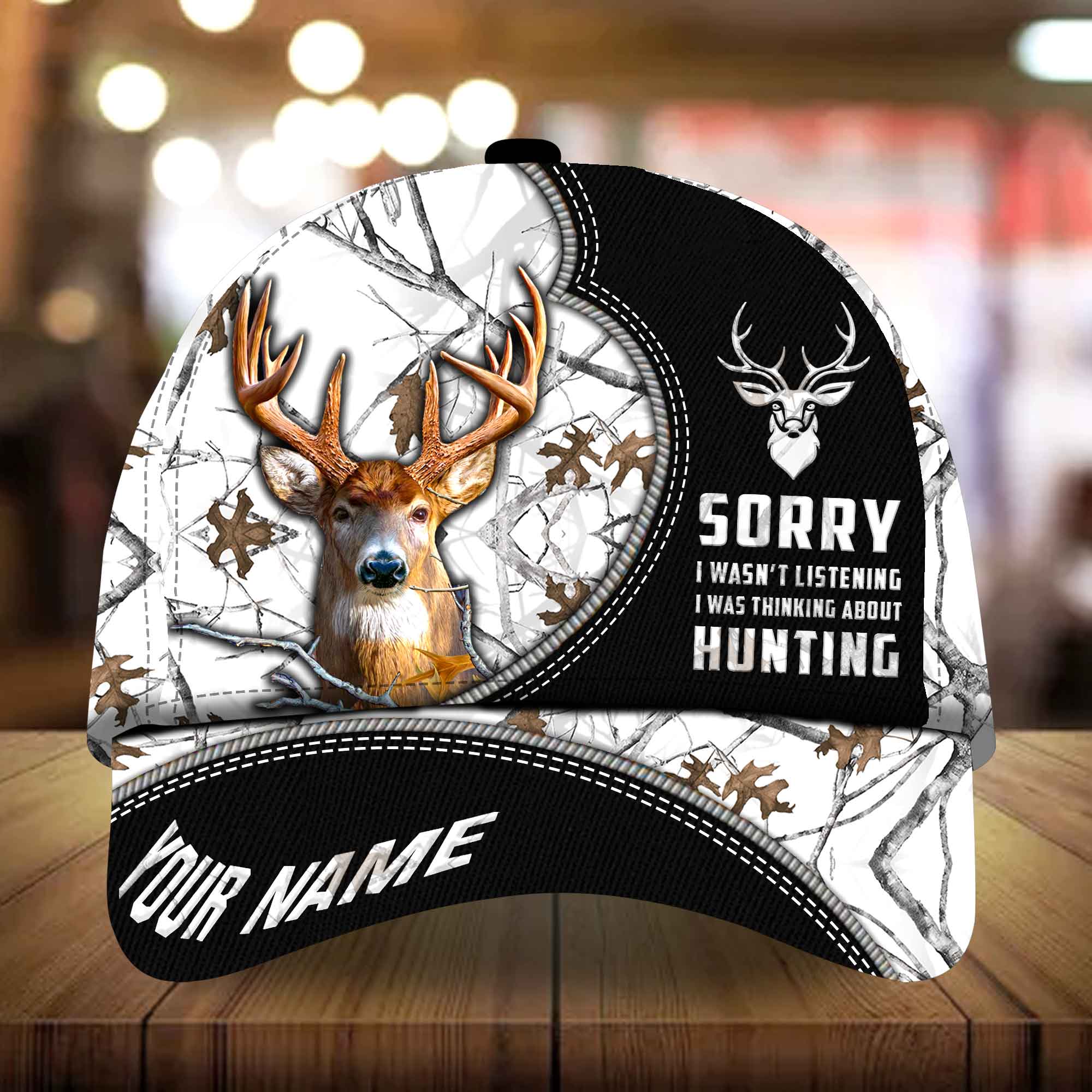 Epic Chuiluxe Fashion Deer Hunting Hat and Cap Personalized Multicolores 3D All Over Printed Trucker Hats Custom Hats Gifts For Men & Women