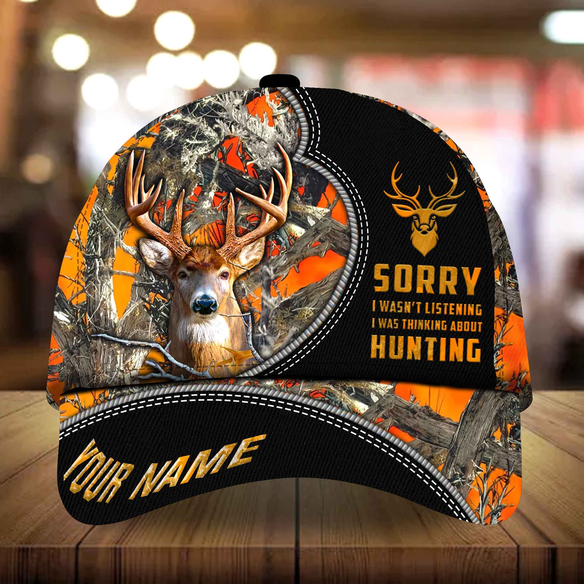Epic Chuiluxe Fashion Deer Hunting Hat and Cap Personalized Multicolores 3D All Over Printed Trucker Hats Custom Hats Gifts For Men & Women