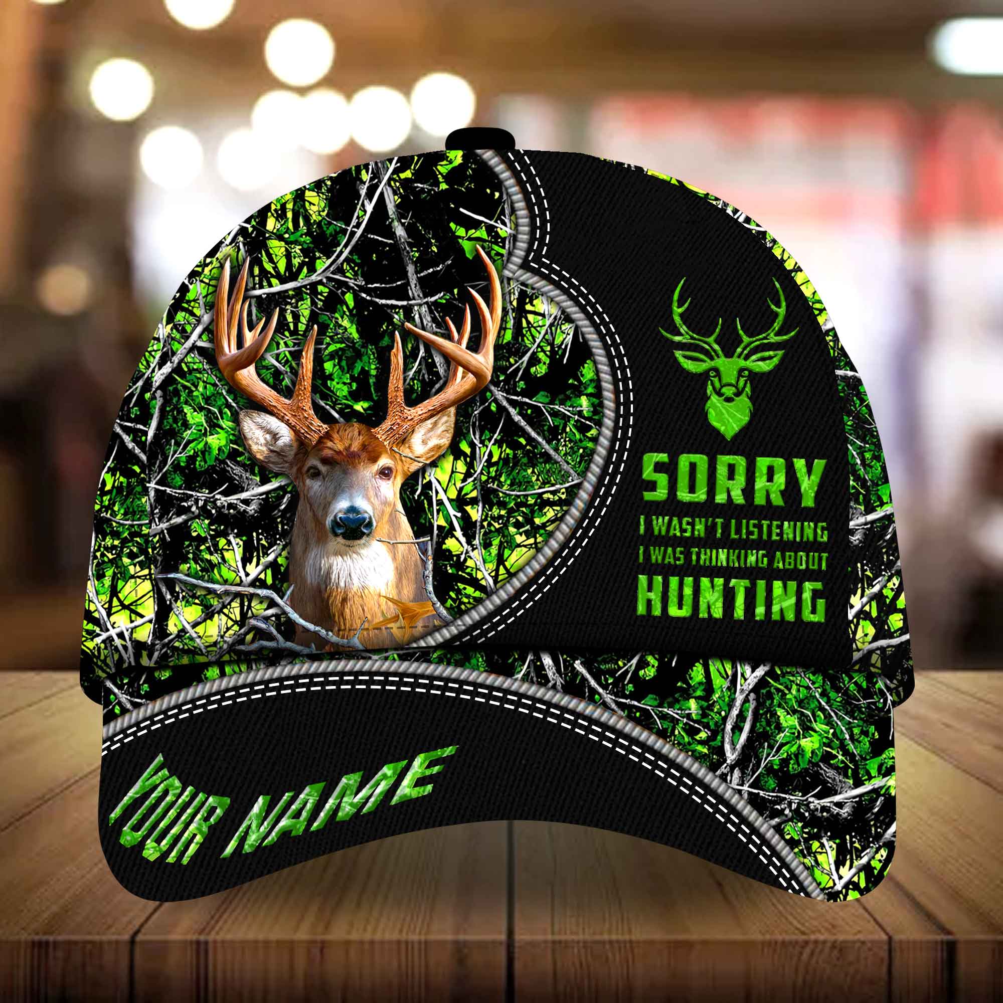 Epic Chuiluxe Fashion Deer Hunting Hat and Cap Personalized Multicolores 3D All Over Printed Trucker Hats Custom Hats Gifts For Men & Women