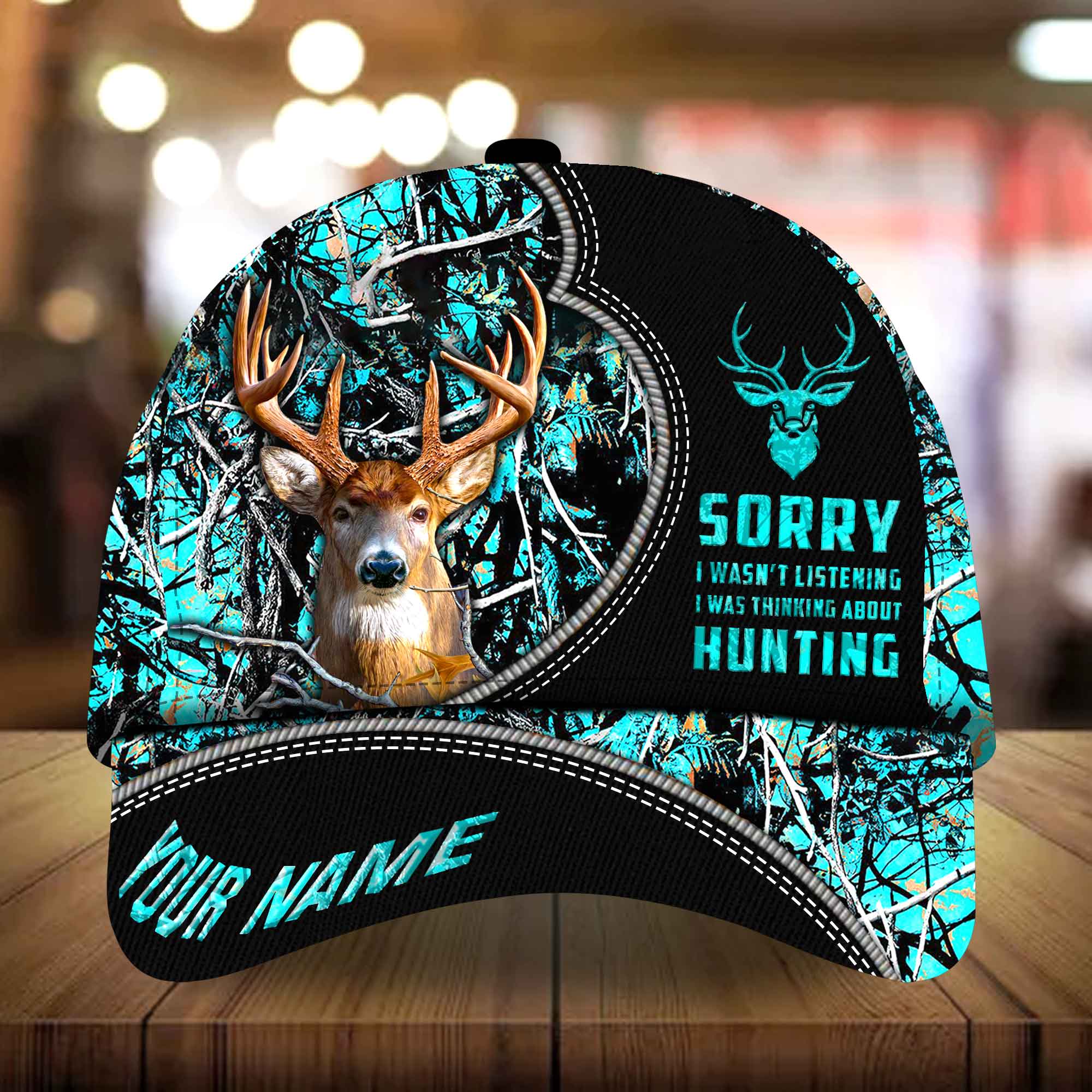 Epic Chuiluxe Fashion Deer Hunting Hat and Cap Personalized Multicolores 3D All Over Printed Trucker Hats Custom Hats Gifts For Men & Women
