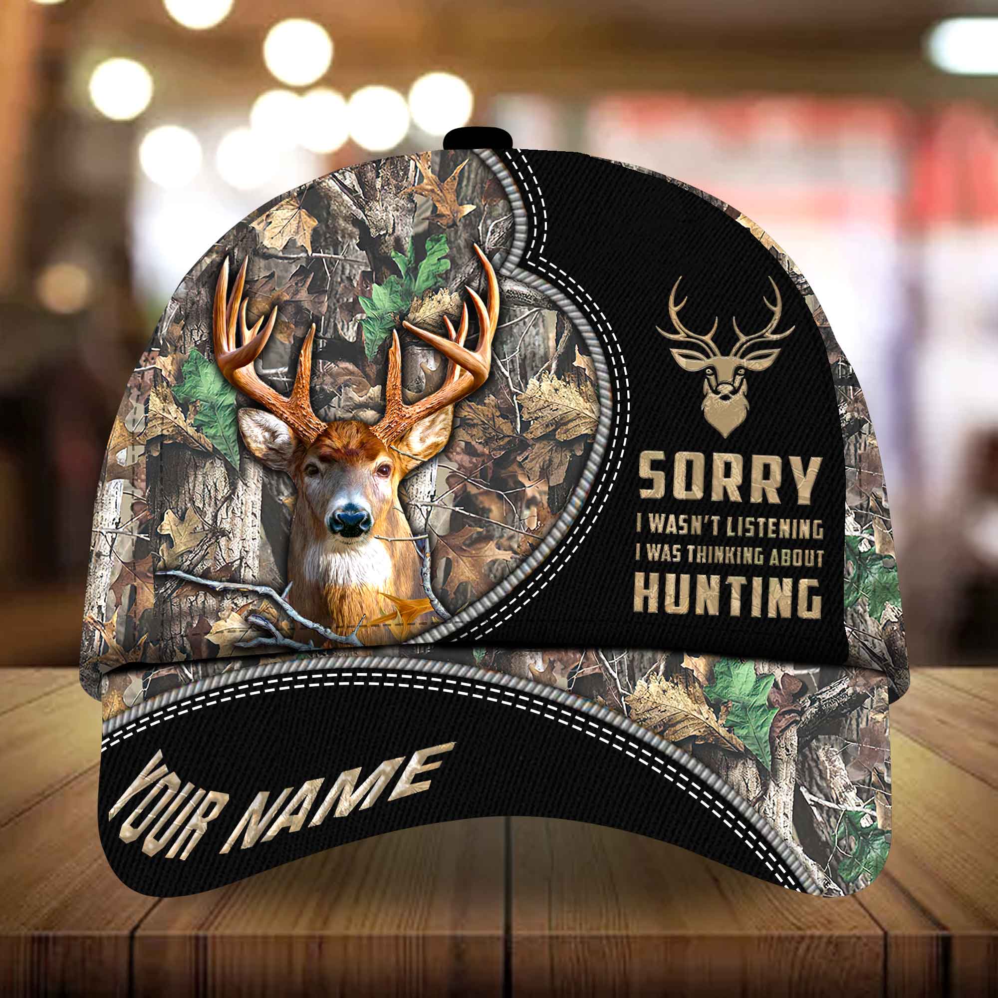 Epic Chuiluxe Fashion Deer Hunting Hat and Cap Personalized Multicolores 3D All Over Printed Trucker Hats Custom Hats Gifts For Men & Women
