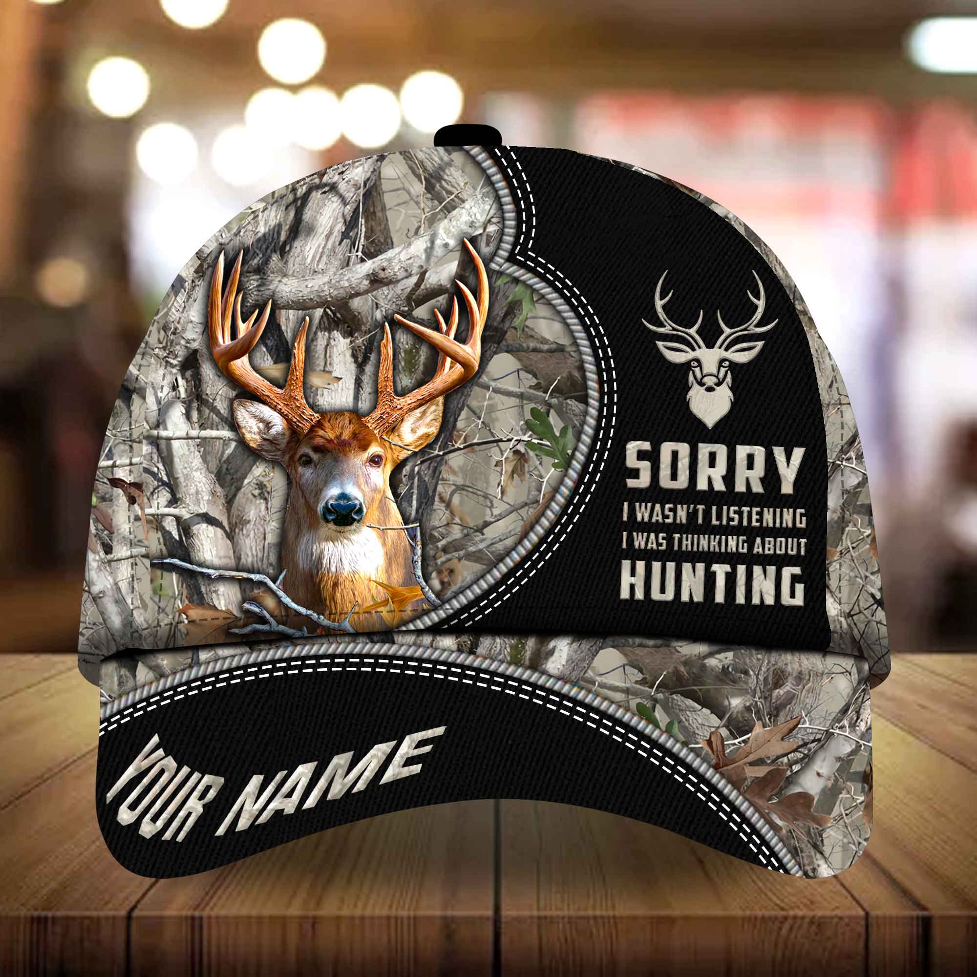 Epic Chuiluxe Fashion Deer Hunting Hat and Cap Personalized Multicolores 3D All Over Printed Trucker Hats Custom Hats Gifts For Men & Women