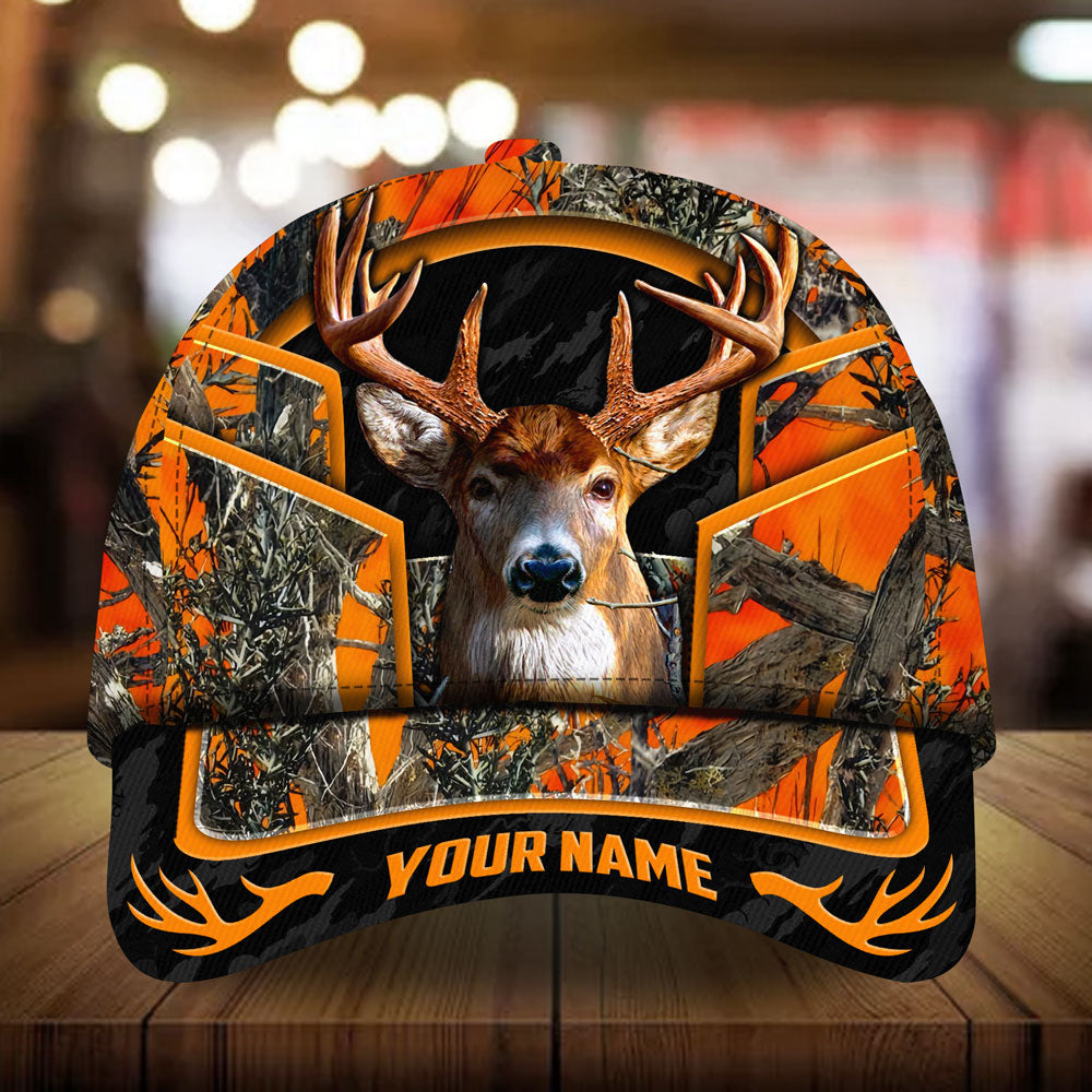 Epic Vririth Design Deer Hunting Hat and Cap Personalized Multicolores 3D All Over Printed Trucker Hats Custom Hats Gifts For Men & Women