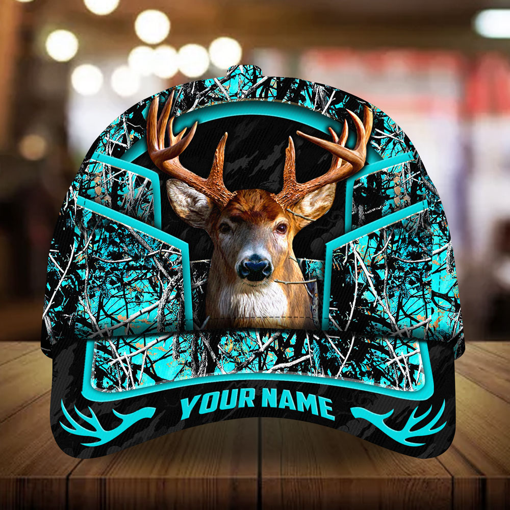 Epic Vririth Design Deer Hunting Hat and Cap Personalized Multicolores 3D All Over Printed Trucker Hats Custom Hats Gifts For Men & Women
