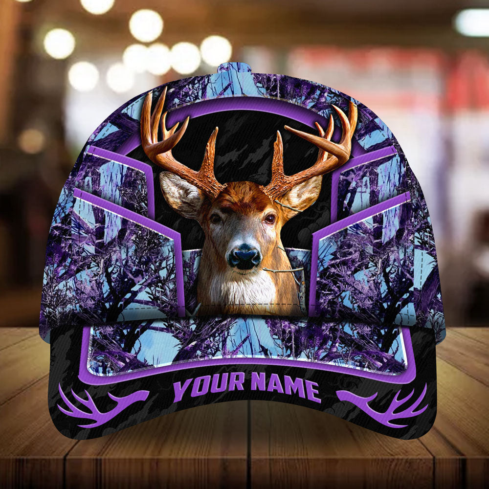 Epic Vririth Design Deer Hunting Hat and Cap Personalized Multicolores 3D All Over Printed Trucker Hats Custom Hats Gifts For Men & Women