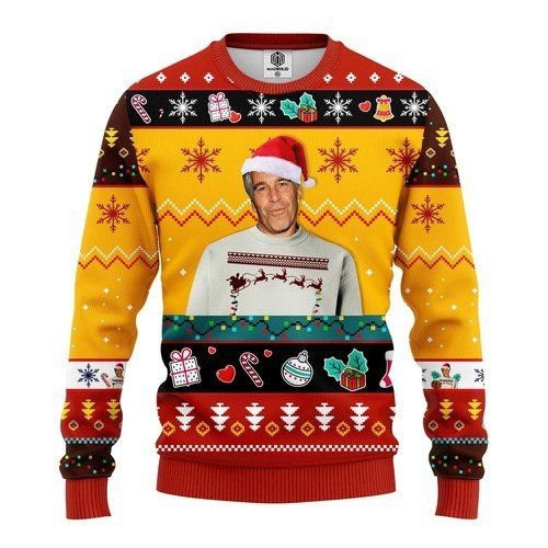 Epstein For Unisex Ugly Christmas Sweater Adult 3D Funny Matching for family