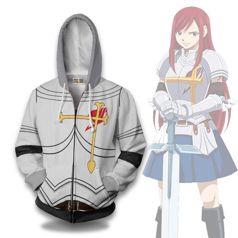 Erza Scarlet 3D All Over Print Hoodie, Zip Hoodie