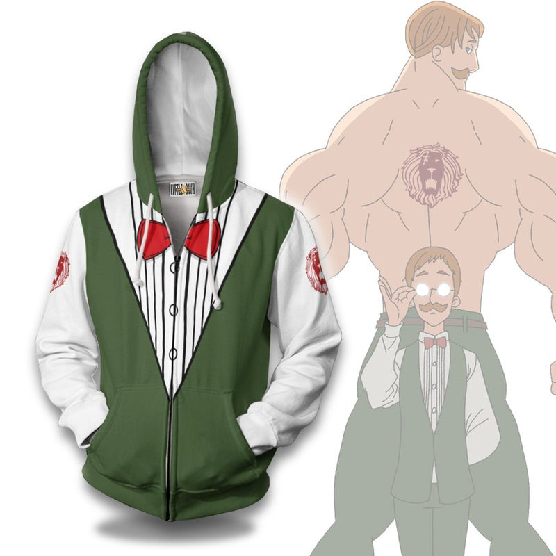Escanor 3D All Over Print Hoodie, Zip Hoodie