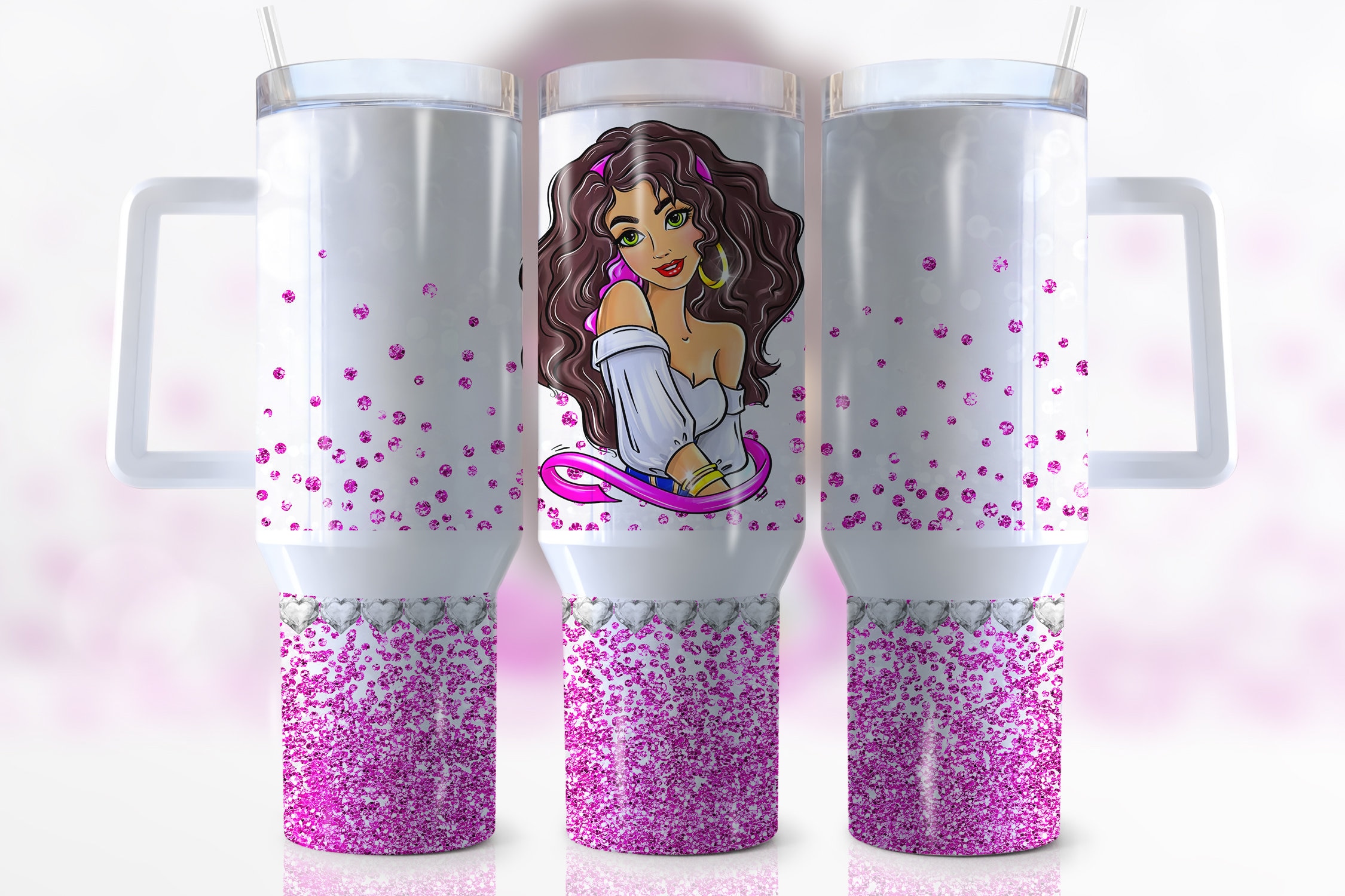 Esmeralda The Hunchback of Notre DameDisney Cartoon Custom Stanley Cup 40 oz 30 oz Tumbler With HandleTVC2301950