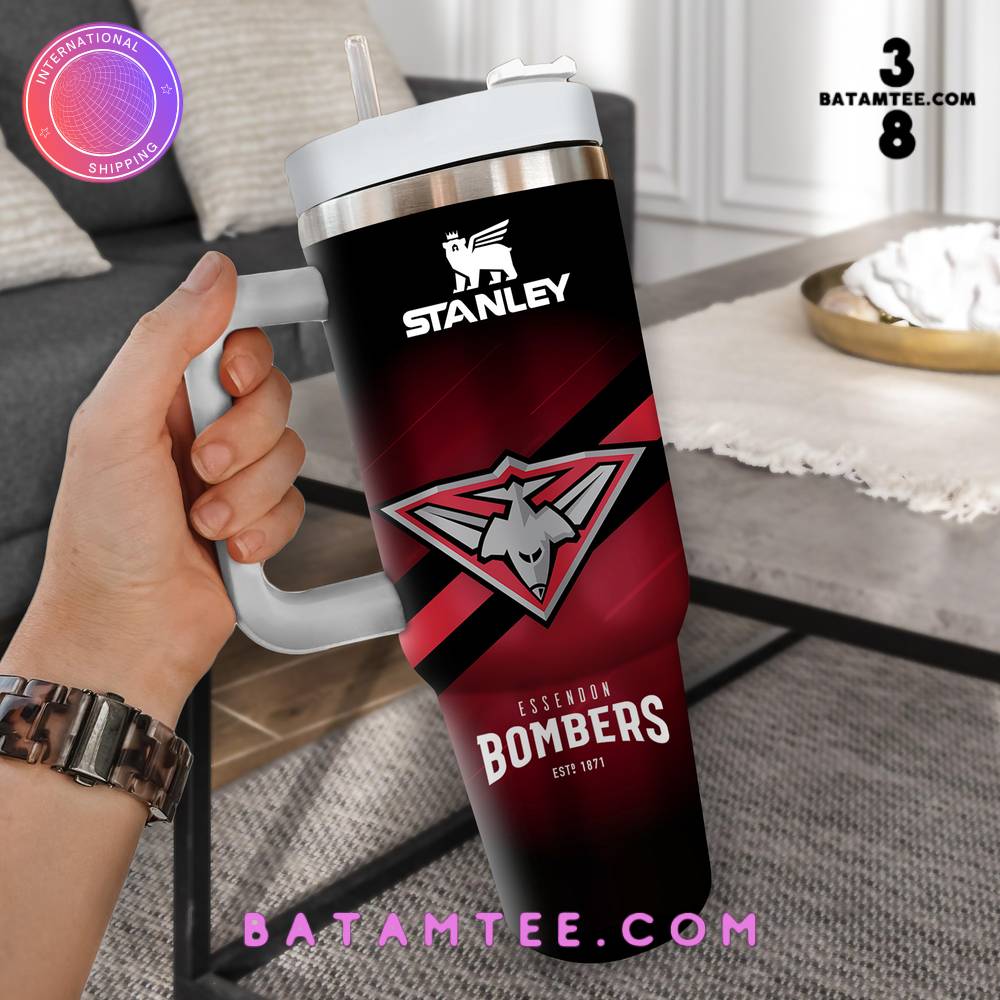 Essendon Bombers AFL Custom Stanley Cup 40 oz 30 oz Tumbler With HandleTVC230102
