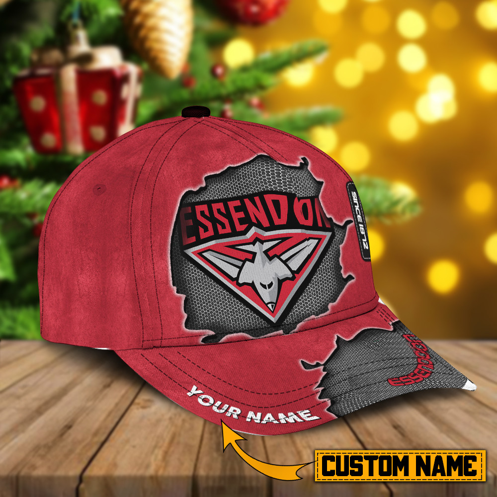 Essendon Bombers AFL Personalized Cap For Fan Baseball Cap Classic Trucker Hats Custom Hats Gifts For Men & Women