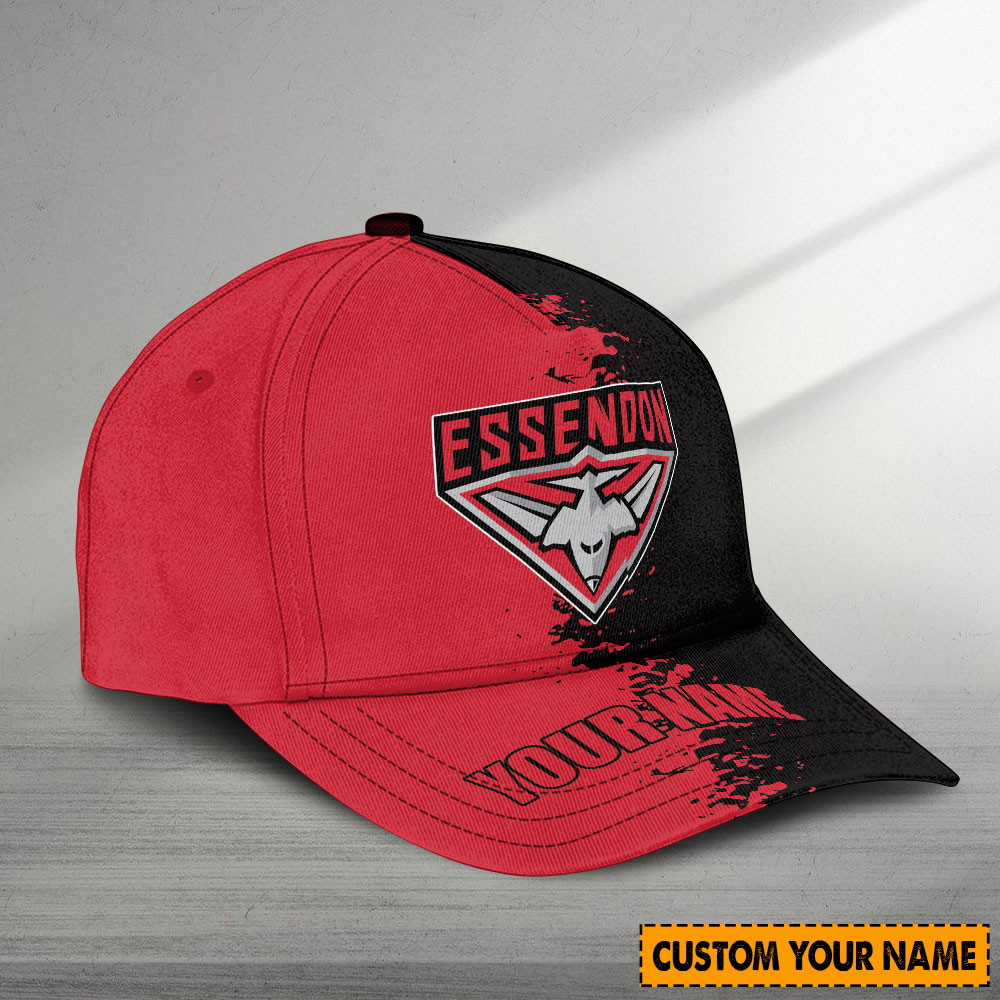 Essendon Bombers AFL Personalized Classic Cap For Fan Baseball Cap Classic Trucker Hats Custom Hats Gifts For Men & Women