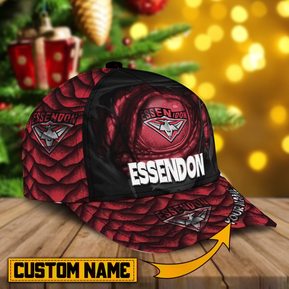 Essendon Bombers Personalized AFL Classic Cap For Fan Baseball Cap Classic Trucker Hats Custom Hats Gifts For Men & Women