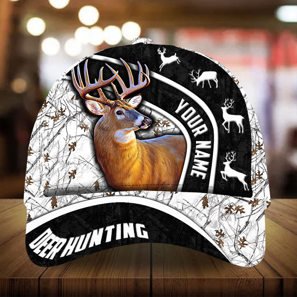 Eternity Ancient Deer Pattern Hunting Hats 3D Printed Multicolored Personalized Trucker Hats Custom Hats Gifts For Men & Women