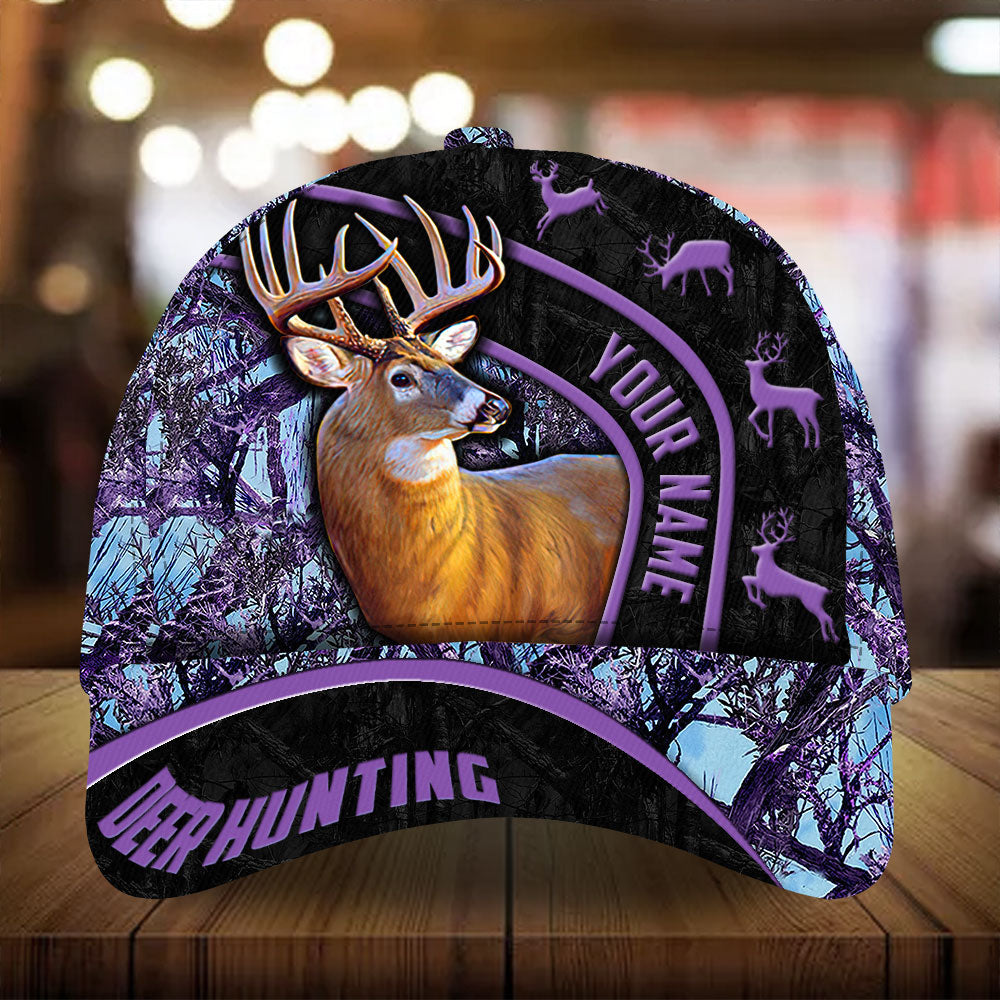 Eternity Ancient Deer Pattern Hunting Hats 3D Printed Multicolored Personalized Trucker Hats Custom Hats Gifts For Men & Women