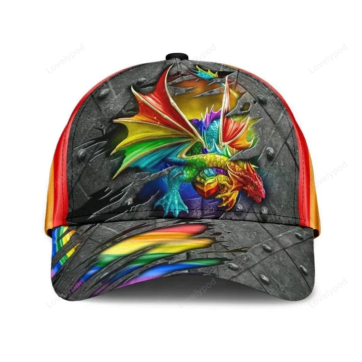 Everyone Should Be Allowed Love Lgbt Printing Baseball Cap Hat, Rainbow Lips Pride Hat Trucker Hats Custom Hats Gifts For Men & Women