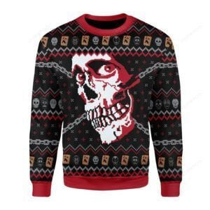 Evil Dead 2 Ugly Christmas Sweater Adult 3D Funny Matching for family