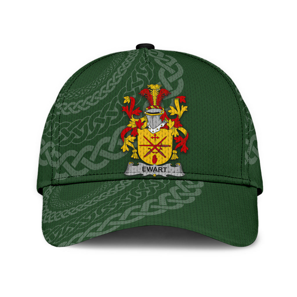 Ewart Coat Of Arms - Irish Family Crest St Patrick's Day Hat Classic Cap Trucker Hats Custom Hats Gifts For Men & Women