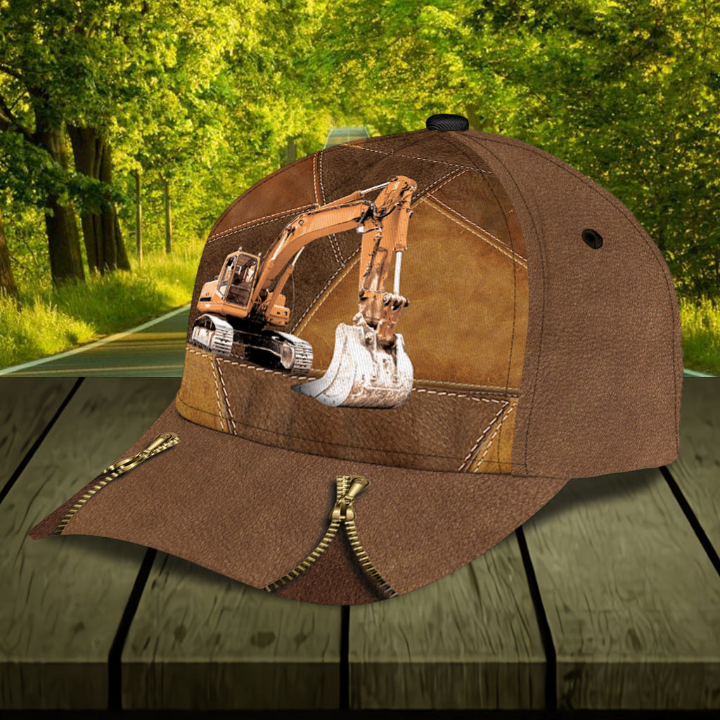 Excavator Classic Cap Trucker Hats Custom Hats Gifts For Men & Women