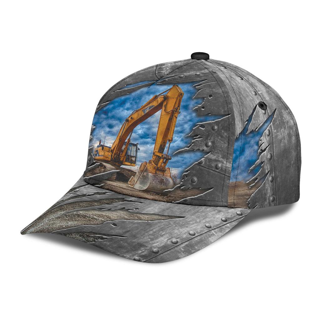 Excavator Classic Cap Trucker Hats Custom Hats Gifts For Men & Women