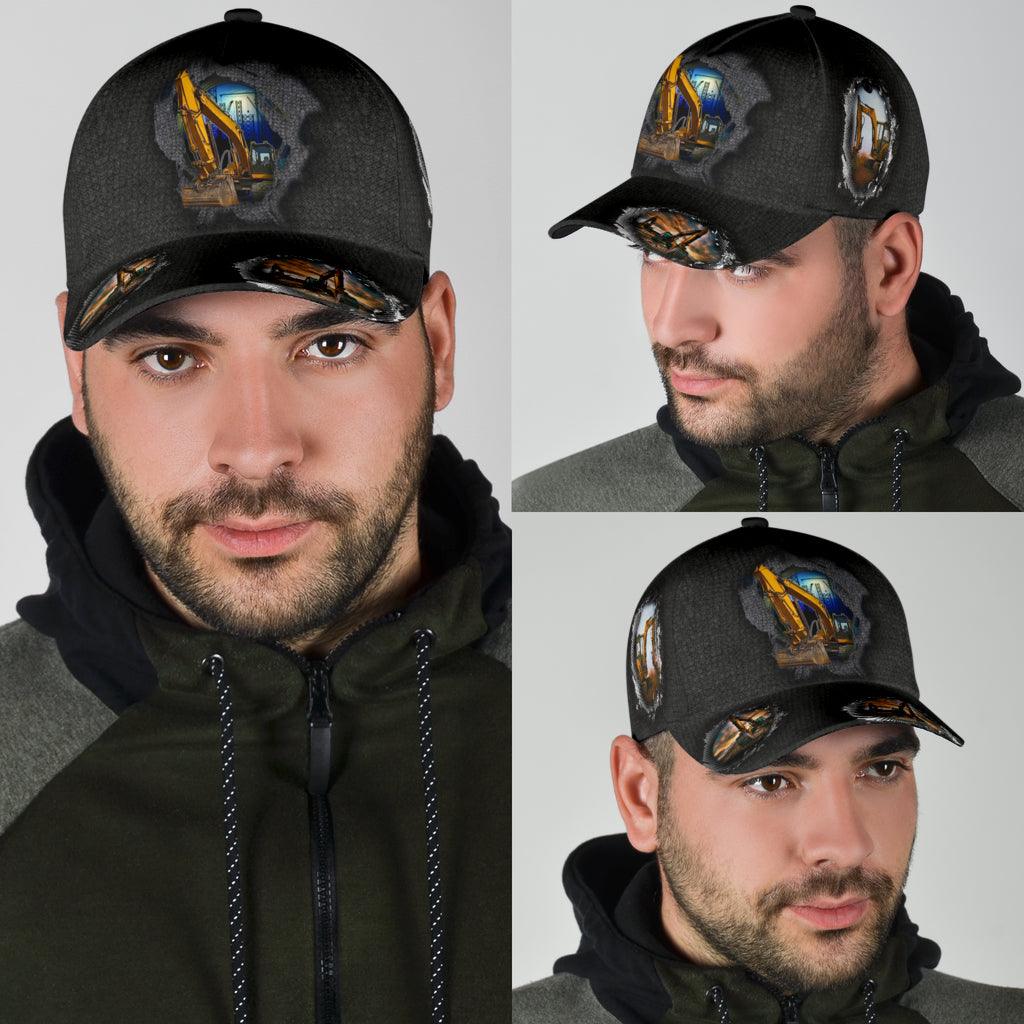 Excavator Classic Cap Trucker Hats Custom Hats Gifts For Men & Women