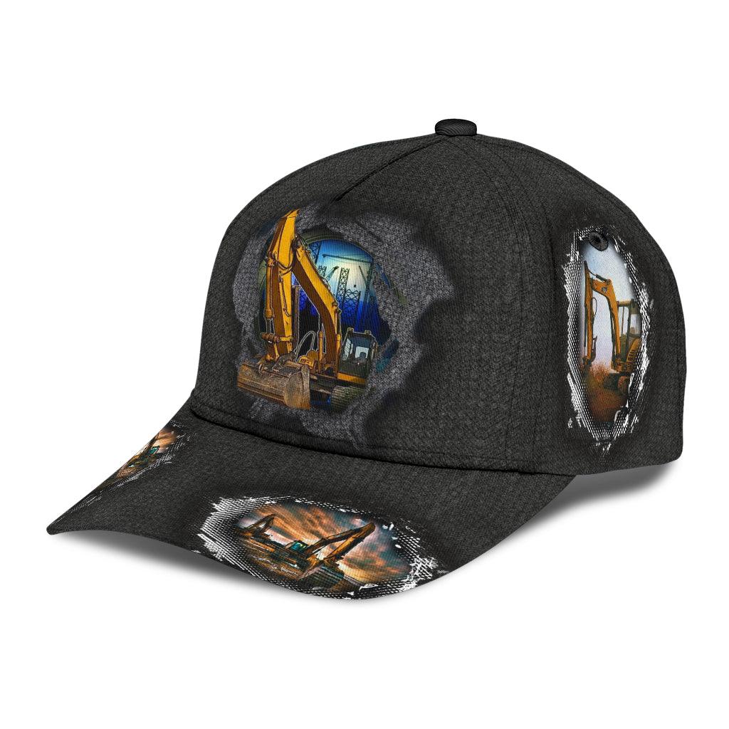 Excavator Classic Cap Trucker Hats Custom Hats Gifts For Men & Women