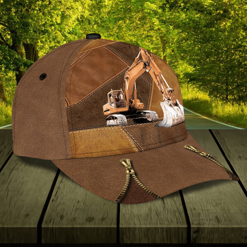 Excavator Classic Cap Trucker Hats Custom Hats Gifts For Men & Women