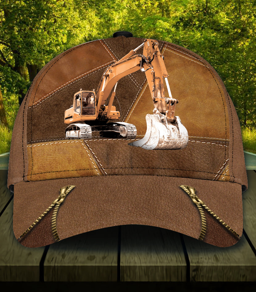 Excavator Classic Cap Trucker Hats Custom Hats Gifts For Men & Women
