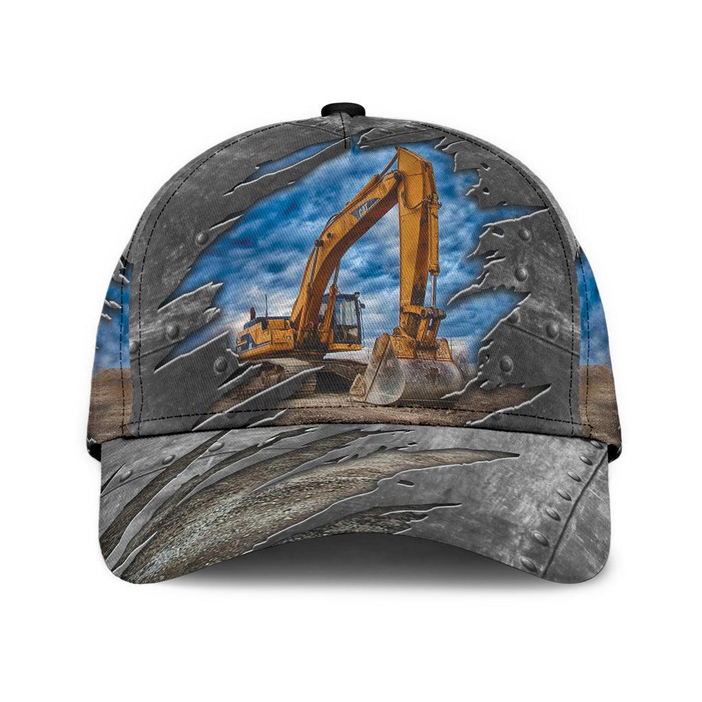 Excavator Classic Cap Trucker Hats Custom Hats Gifts For Men & Women